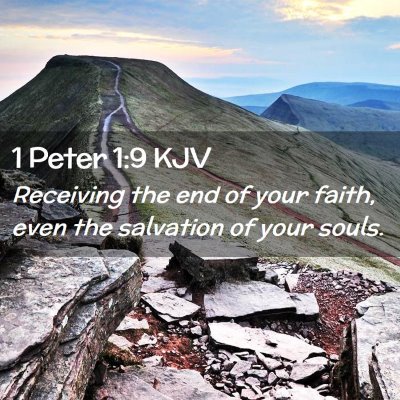 1 Peter 1:9 KJV Free Bible Images