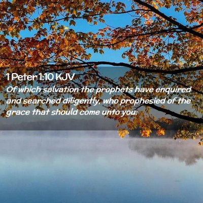 1 Peter 1:10 KJV Free Bible Images