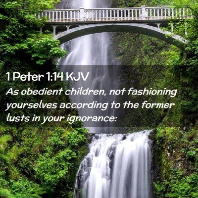 1 Peter 1:14 KJV Free Bible Images