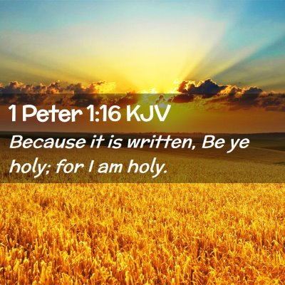 1 Peter 1:16 KJV Free Bible Images