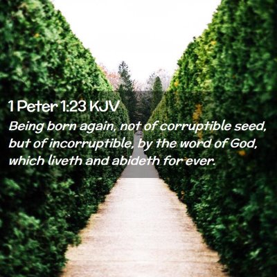 1 Peter 1:23 KJV Free Bible Images