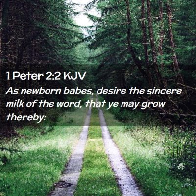 1 Peter 2:2 KJV Free Bible Images