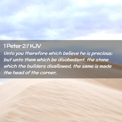 1 Peter 2:7 KJV Free Bible Images