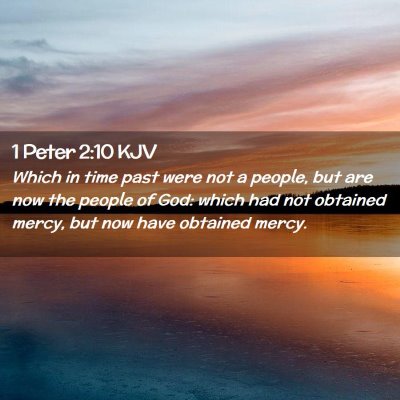 1 Peter 2:10 KJV Free Bible Images