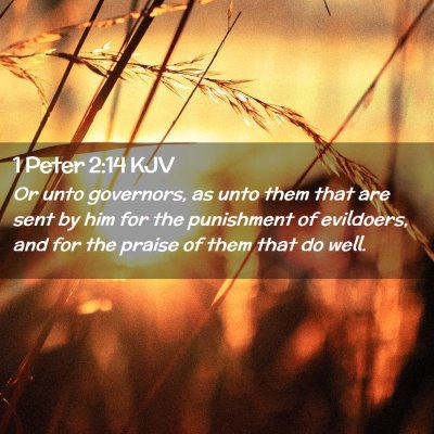 1 Peter 2:14 KJV Free Bible Images