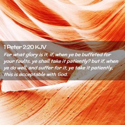 1 Peter 2:20 KJV Free Bible Images