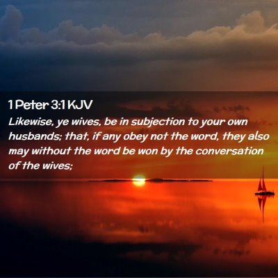 1 Peter 3:1 KJV Free Bible Images