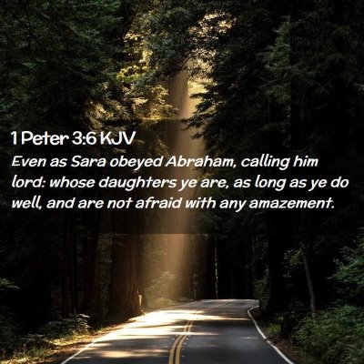 1 Peter 3:6 KJV Free Bible Images