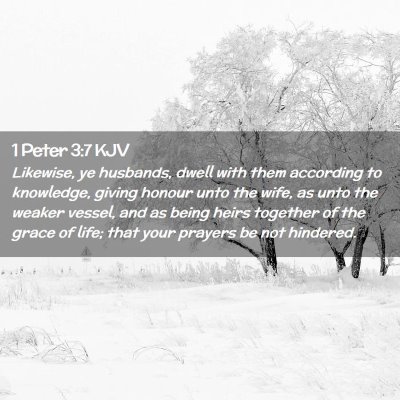 1 Peter 3:7 KJV Free Bible Images