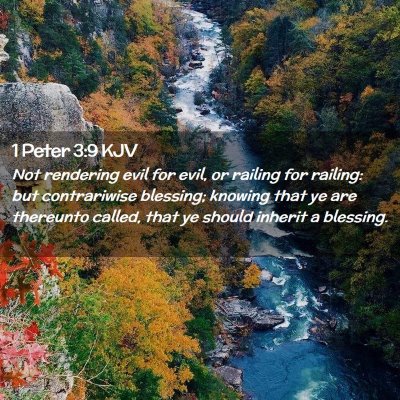 1 Peter 3:9 KJV Free Bible Images