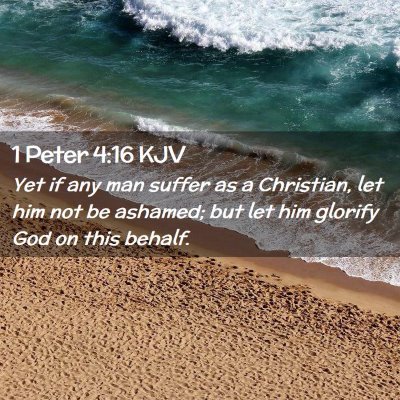 1 Peter 4:16 KJV Free Bible Images