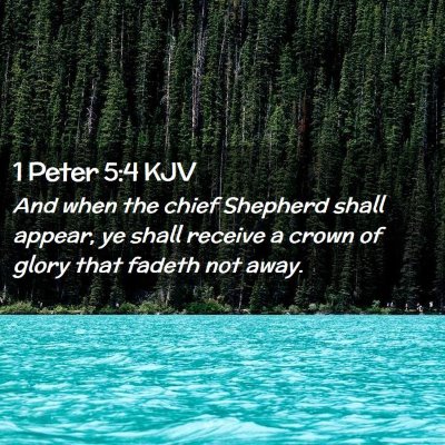 1 Peter 5:4 KJV Free Bible Images