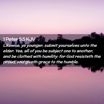 1 Peter 5:5 KJV Free Bible Images