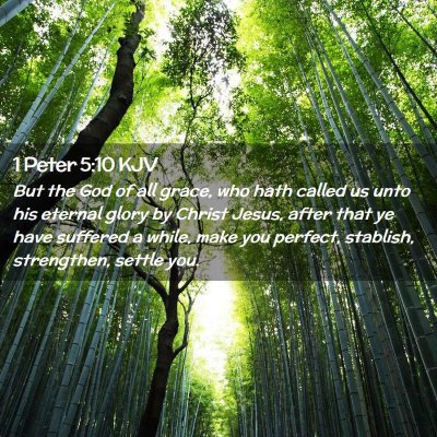 1 Peter 5:10 KJV Free Bible Images