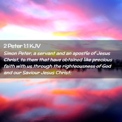 2 Peter 1:1 KJV Free Bible Images