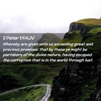 2 Peter 1:4 KJV Free Bible Images