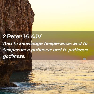 2 Peter 1:6 KJV Free Bible Images