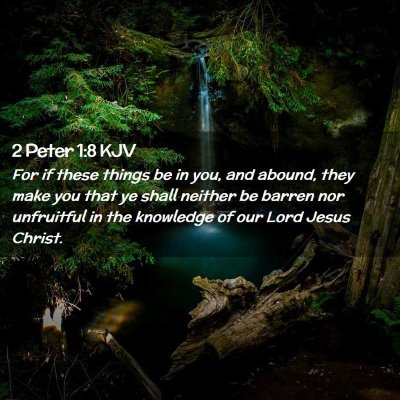 2 Peter 1:8 KJV Free Bible Images