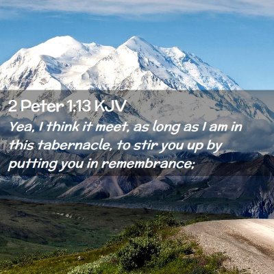 2 Peter 1:13 KJV Free Bible Images