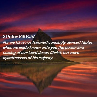 2 Peter 1:16 KJV Free Bible Images