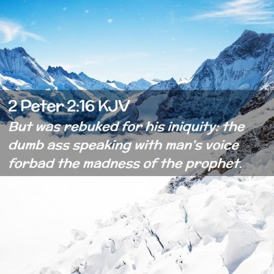 2 Peter 2:16 KJV Free Bible Images