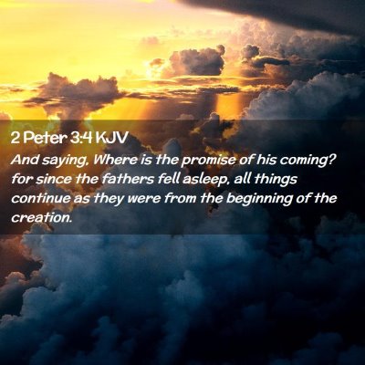 2 Peter 3:4 KJV Free Bible Images