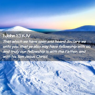 1 John 1:3 KJV Free Bible Images