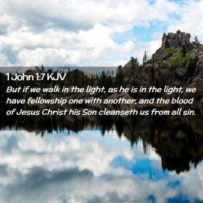 1 John 1:7 KJV Free Bible Images