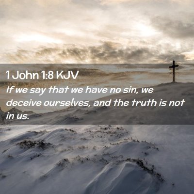 1 John 1:8 KJV Free Bible Images