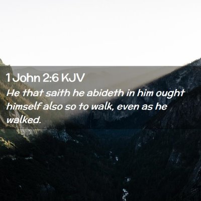 1 John 2:6 KJV Free Bible Images