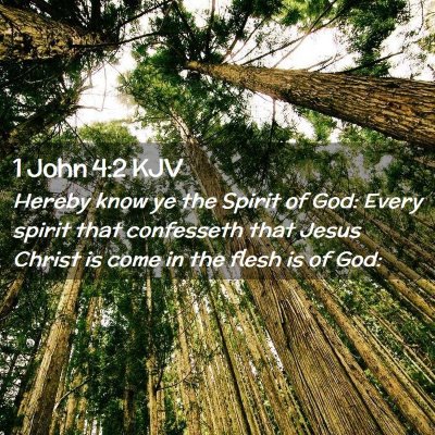 1 John 4:2 KJV Free Bible Images