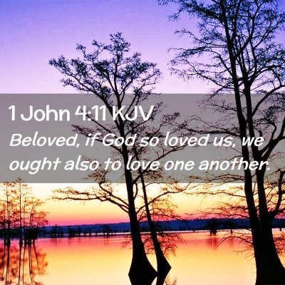 1 John 4:11 KJV Free Bible Images