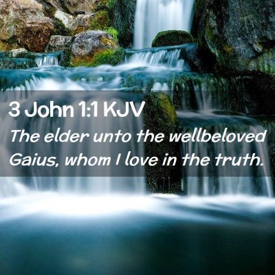 3 John 1:1 KJV Free Bible Images