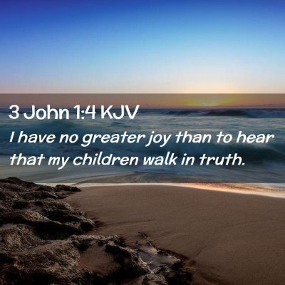 3 John 1:4 KJV Free Bible Images