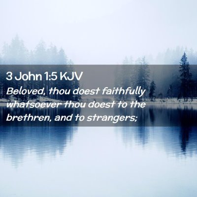 3 John 1:5 KJV Free Bible Images