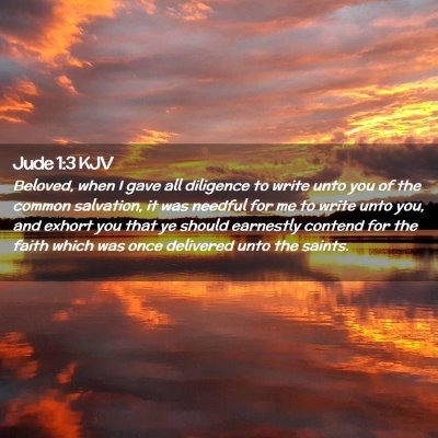 Jude 1:3 KJV Free Bible Images