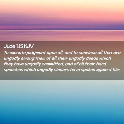 Jude 1:15 KJV Free Bible Images