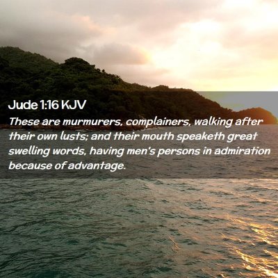 Jude 1:16 KJV Free Bible Images