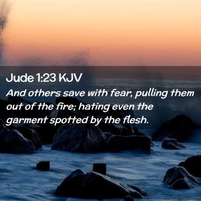 Jude 1:23 KJV Free Bible Images