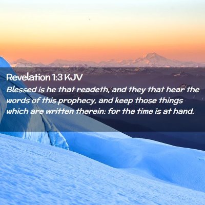 Revelation 1:3 KJV Free Bible Images