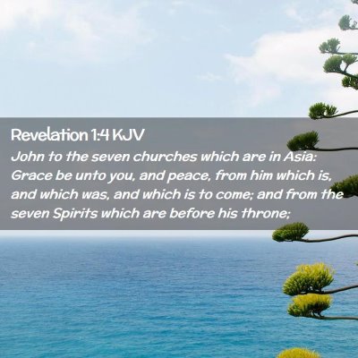 Revelation 1:4 KJV Free Bible Images