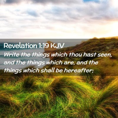 Revelation 1:19 KJV Free Bible Images