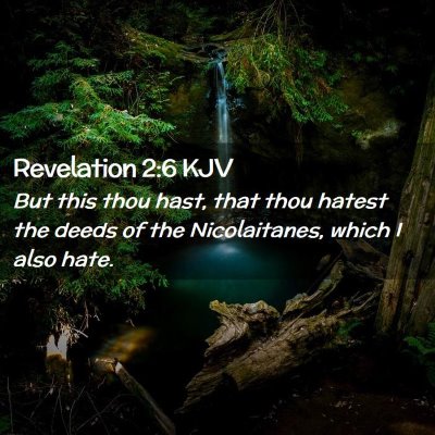 Revelation 2:6 KJV Free Bible Images