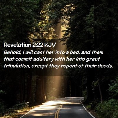 Revelation 2:22 KJV Free Bible Images