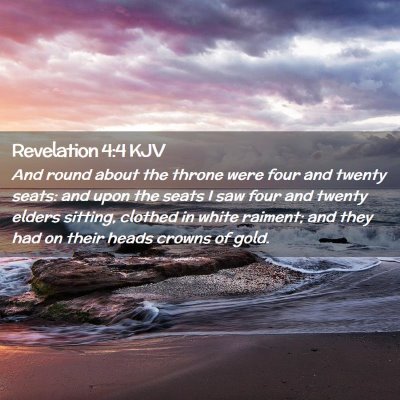 Revelation 4:4 KJV Free Bible Images