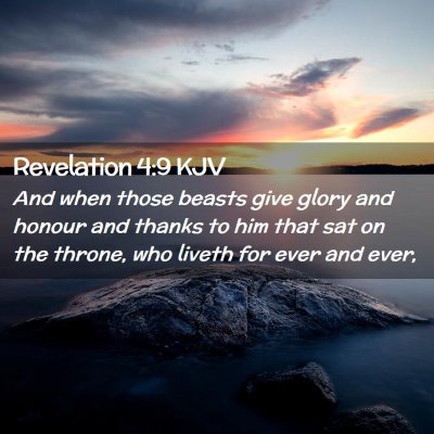 Revelation 4:9 KJV Free Bible Images