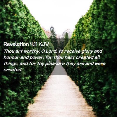 Revelation 4:11 KJV Free Bible Images