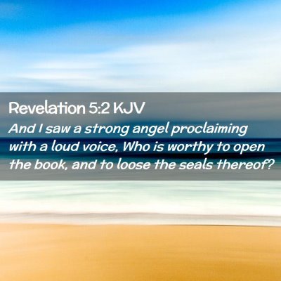 Revelation 5:2 KJV Free Bible Images