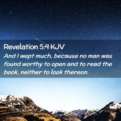 Revelation 5:4 KJV Free Bible Images