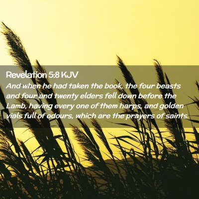 Revelation 5:8 KJV Free Bible Images